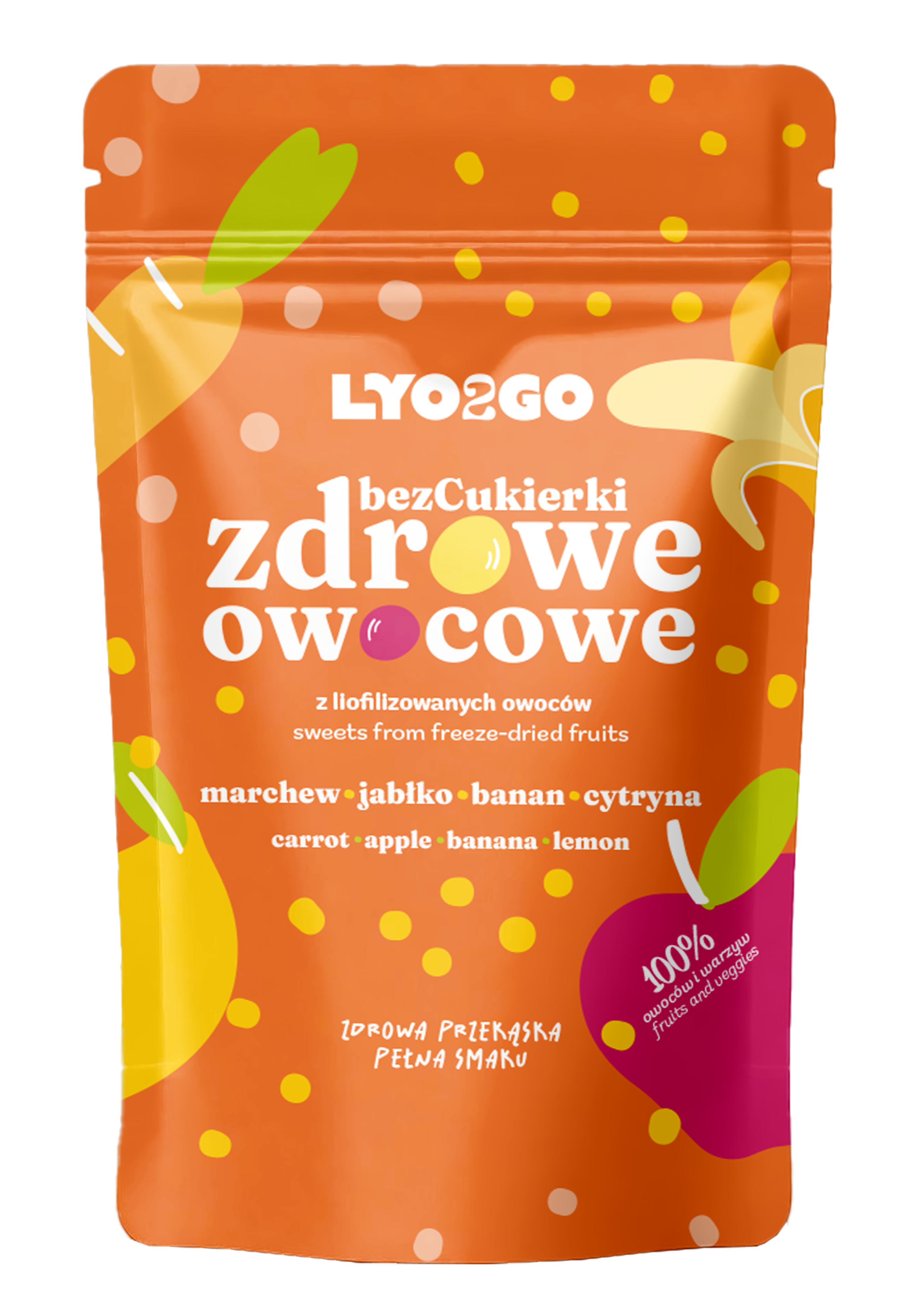 ZDROWE OWOCOWE BEZCUKIERKI ZESTAW DEGUSTACYJNY 6X12g KUBUS