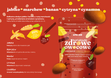 ZESTAW DEGUSTACYJNY BEZCUKIERKI 6X12G - WSZYSTKIE SMAKI