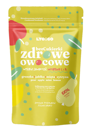 ZDROWE OWOCOWE BEZCUKIERKI ZESTAW DEGUSTACYJNY 6X12g