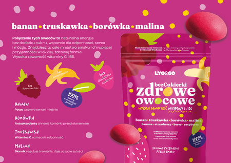 ZESTAW DEGUSTACYJNY BEZCUKIERKI 6X12G - WSZYSTKIE SMAKI